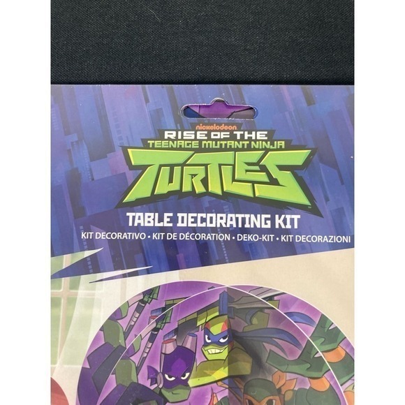 NEW Nickelodeon TMNT Table Decorating Kit Teenage Mutant Ninja Turtles Party - Picture 10 of 12